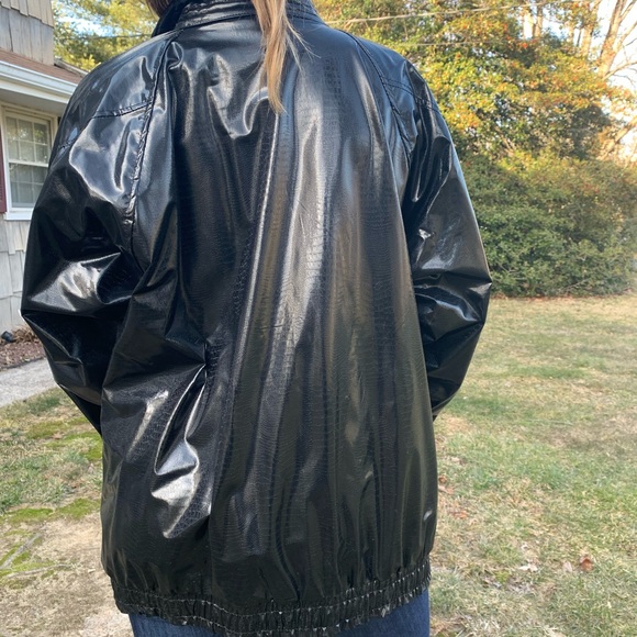 Vintage Croc Embossed Rain Jacket - Picture 5 of 8